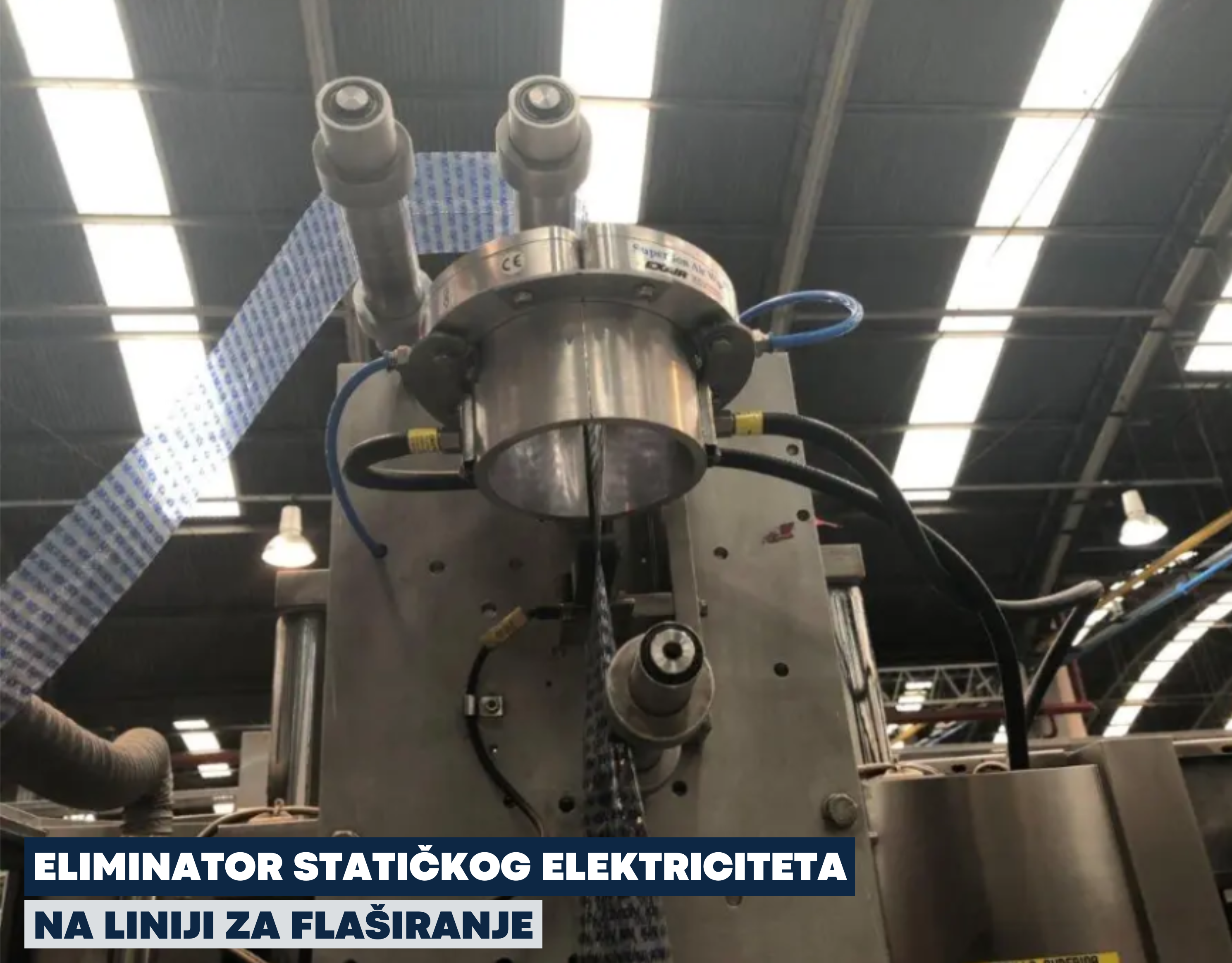 exair eliminator statickog elektriciteta na liniji za flasiranje