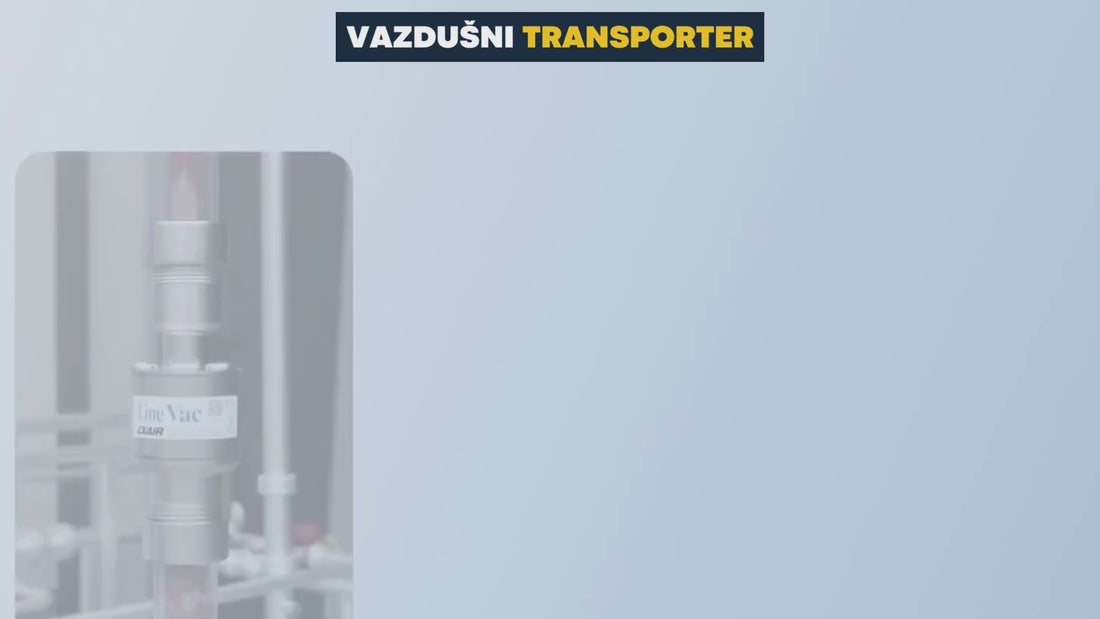 exair transporter plasticnih granula vazduhom